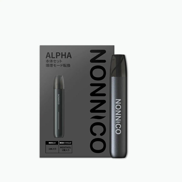 NONNICO Alpha POD型電子シーシャ vape　ブラック