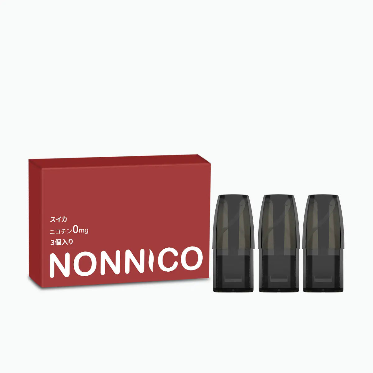 NONNICO Alpha POD型電子タバコ 専用カートリッジ フレーバーポッド３個入り（スイカ）